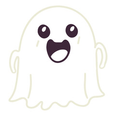 Halloween cute spooky ghost