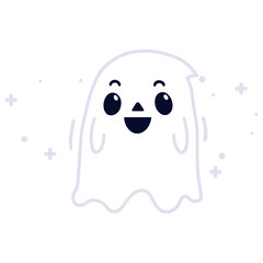 Halloween cute spooky ghost