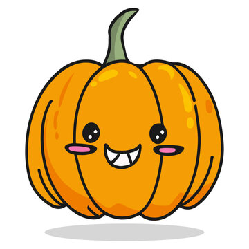 Halloween cute pumpkin