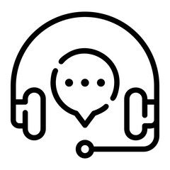 customer service line icon