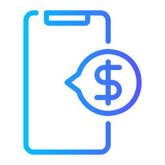 payment gradient icon