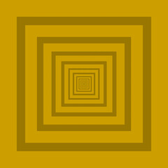 square perspective overlap yellow gradient abstract background 