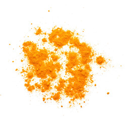 Turmeric powder isolated transparent png