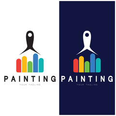 Paint Logo Template vector icon