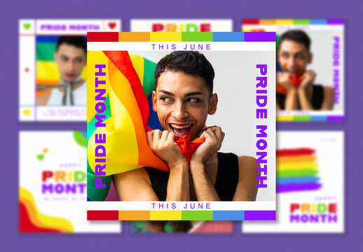 Pride Month Social Media Set