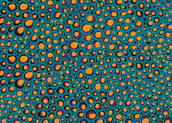 A dot patterns in the style of aboriginal art - Vector