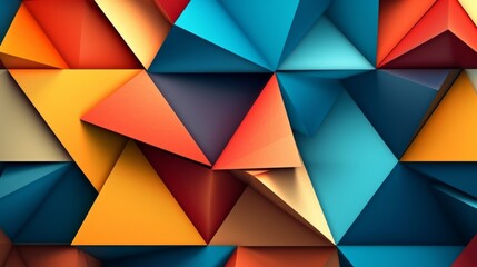 Obraz premium abstract background with triangles