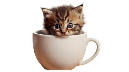 cat inside a cup Generative AI