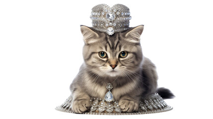 cat jewel hat Generative AI