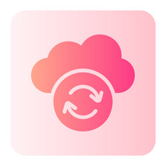 sync gradient icon