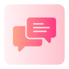 chat gradient icon