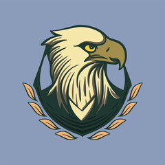 Eagle head art Illustration hand drawn style premium vector for tattoo sticker logo etc