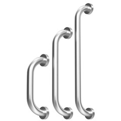 3D rendering illustration of some C-type door handles