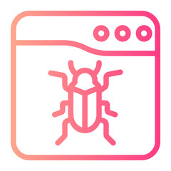 bug gradient icon