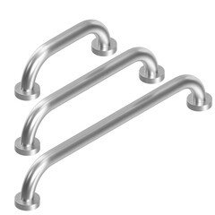 3D rendering illustration of some C-type door handles