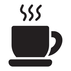 coffee cup glyph icon