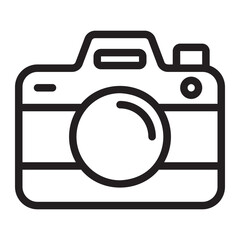 camera line icon