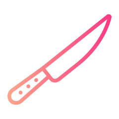 knife gradient icon
