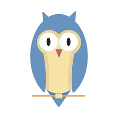 Cute cartoon animal stickers vector illustration