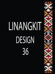 
It is a traditional handicraft design by native tribes in East Malaysia usually with green, black, yellow, purple, brown, white, and orange threads