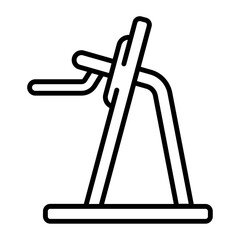 pull-ups using the padded grips vector outline icon design, Healthy lifestyle symbol, Calisthenics sign, Circuit training equipment stock illustration, Power Tower concept