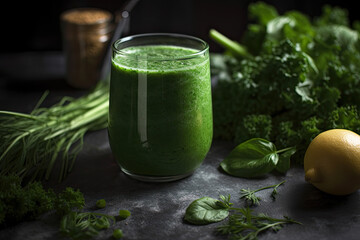 Detoxifying green smoothie