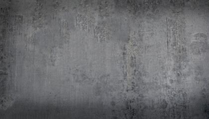 Grey grunge metal textured wall background