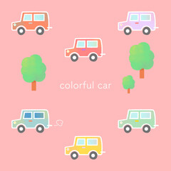 colorful car