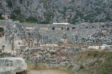 ancient city, the ruins of the city, as it has come down to our days