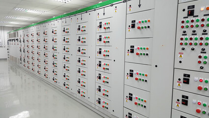 400 Volt Motor Control Center (MCC) type electric cabinets with fixed shelves