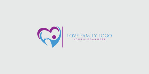 Family logo design with unique concept| premium vector|part 2