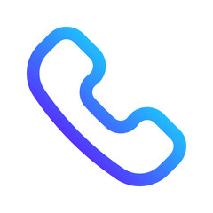 phone call gradient icon
