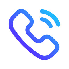 phone call gradient icon