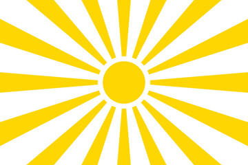Sun rays summer background. Abstract yellow background. Sunshine, sunrays background