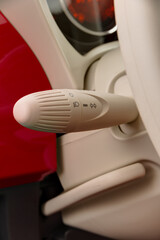 light and turn signal switch, interior of the car