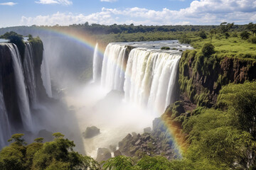Iguazu falls. Image ai generate