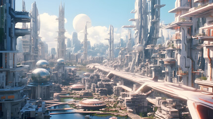 Fototapeta premium Alien landscape