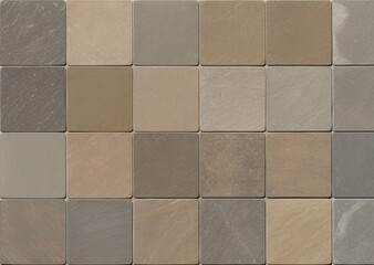 Slate natural stone tile, seamless texture for 3d design
