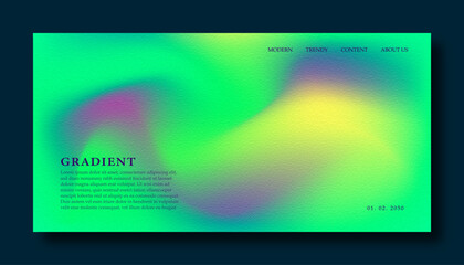 Modern Background Design with Gradient and Grain Texture. Minimalist Gradient Background with geometric shapes for Website design, landing page, wallpaper, banner, poster, flyer, and presentation