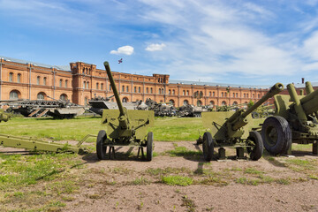 Saint-Petersburg, Russia. June 11, 2023: Military Historical Museum of Artillery, Engineers and Signal Corps