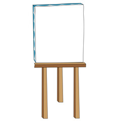 Caballete marrón y blanco, caballete pintura lienzo artista madera, pintura, ángulo, blanco, mueble png, lienzo blanco