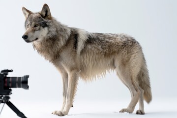 Fototapeta premium Wolf. Generative AI.
