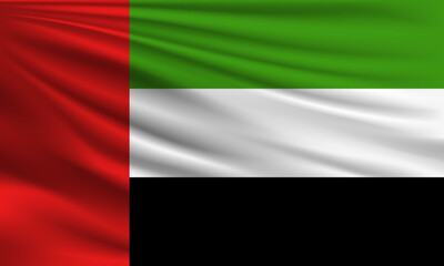 Vector flag of UAE