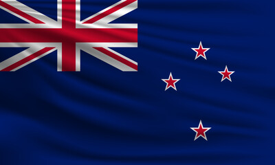Vector flag of New Zealand