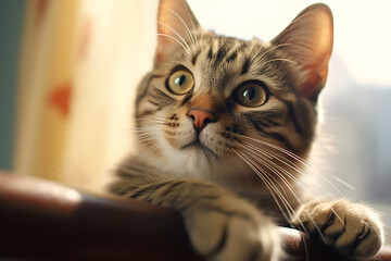 Beautiful portrait of a cat