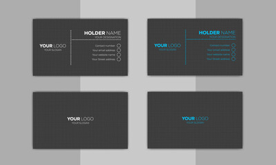 Modern Creative Business Card Template, Developer Designer Visiting Card Design ideas for personal identity