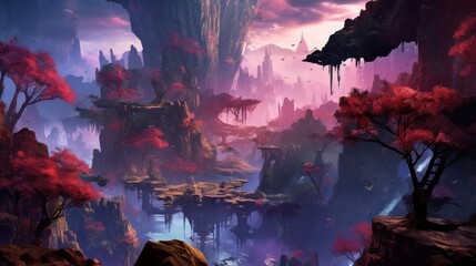 Beautiful Scenery Game Art