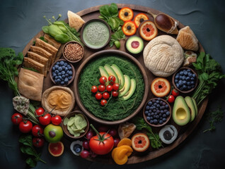 Obraz na płótnie Canvas Vegan food concept