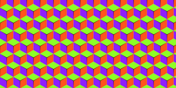 Colorful Seamless Pattern Illustration