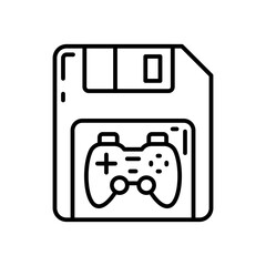 Save Game icon in vector. Illustration
